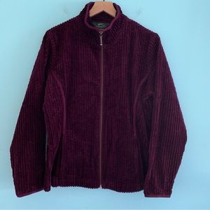 Woolrich Kinsdale Wale Velvet Corduroy Full Zip Lightweight Jacket L Spring